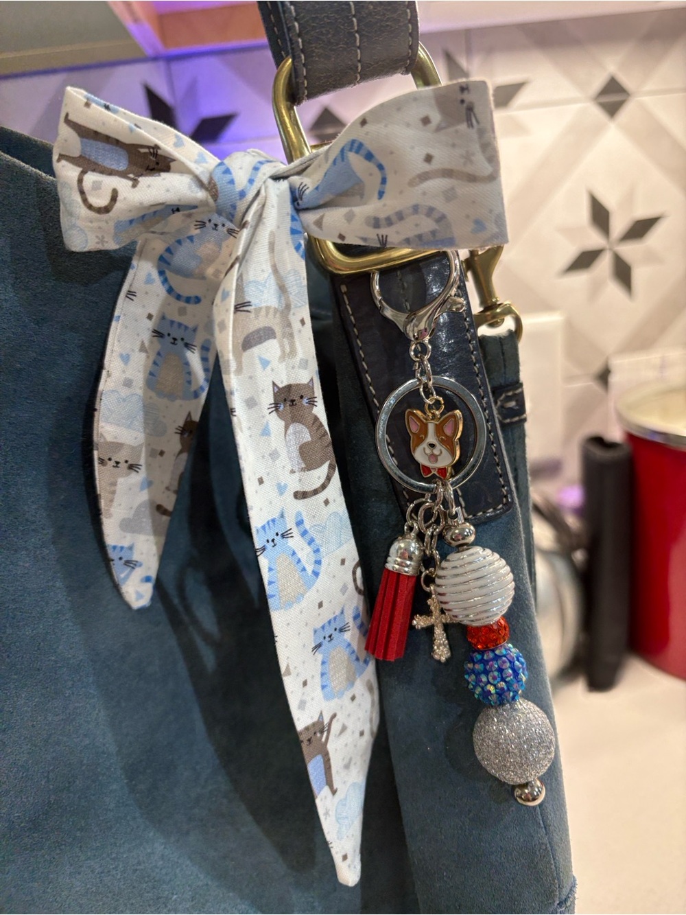BUY 2 MIX & MATCH SPARKLY CHARMS & HOME SEWN SCARFS 2 for $25 SOME MATCH SCARF/C - Picture 3 of 14